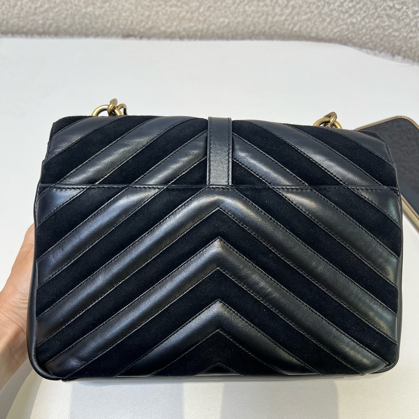 Saint Laurent - College - Leather - Black - (medium)