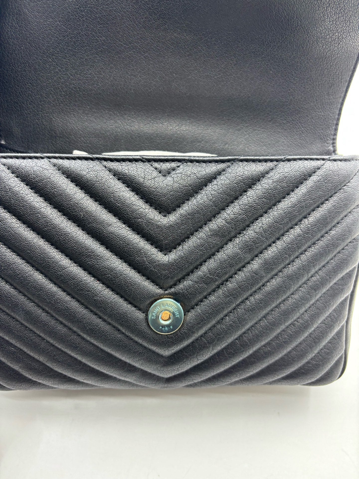 Saint Laurent - College - Leather - Black - (Medium)