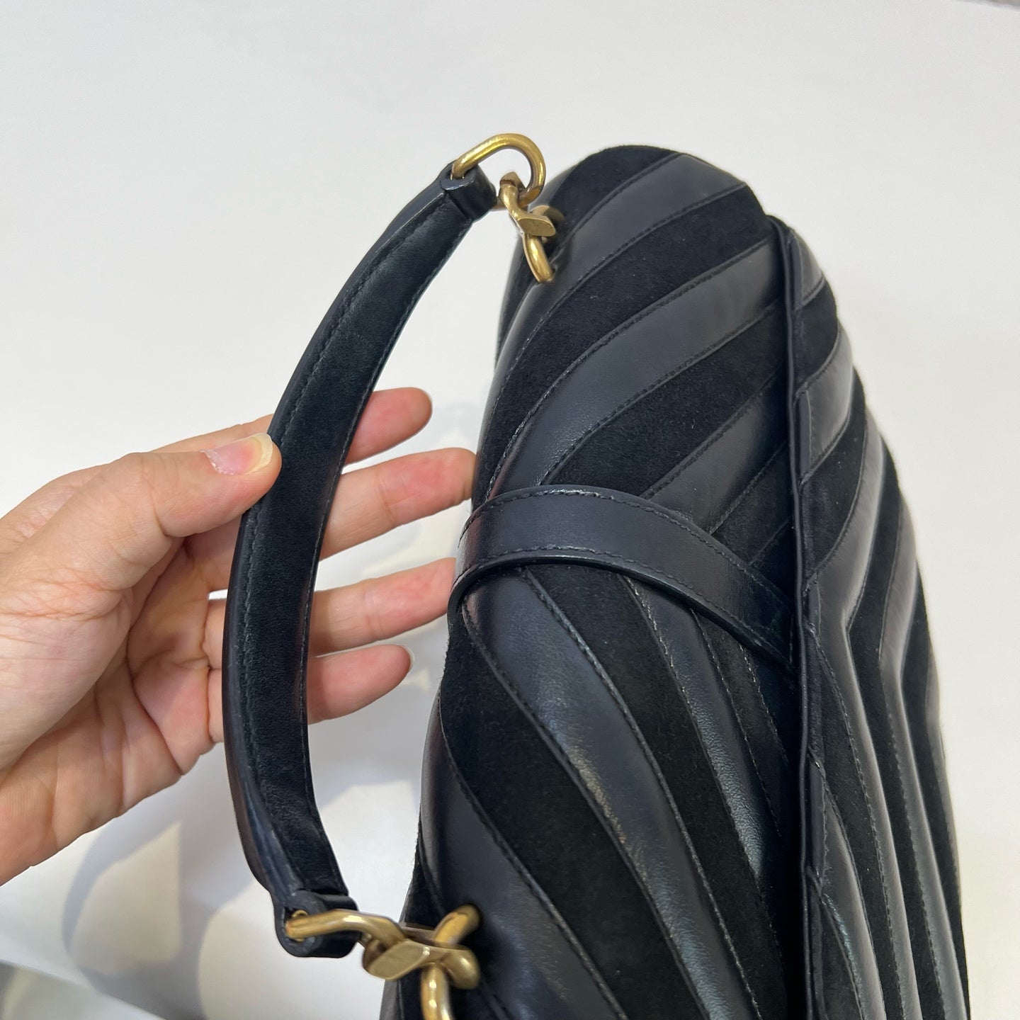 Saint Laurent - College - Leather - Black - (medium)
