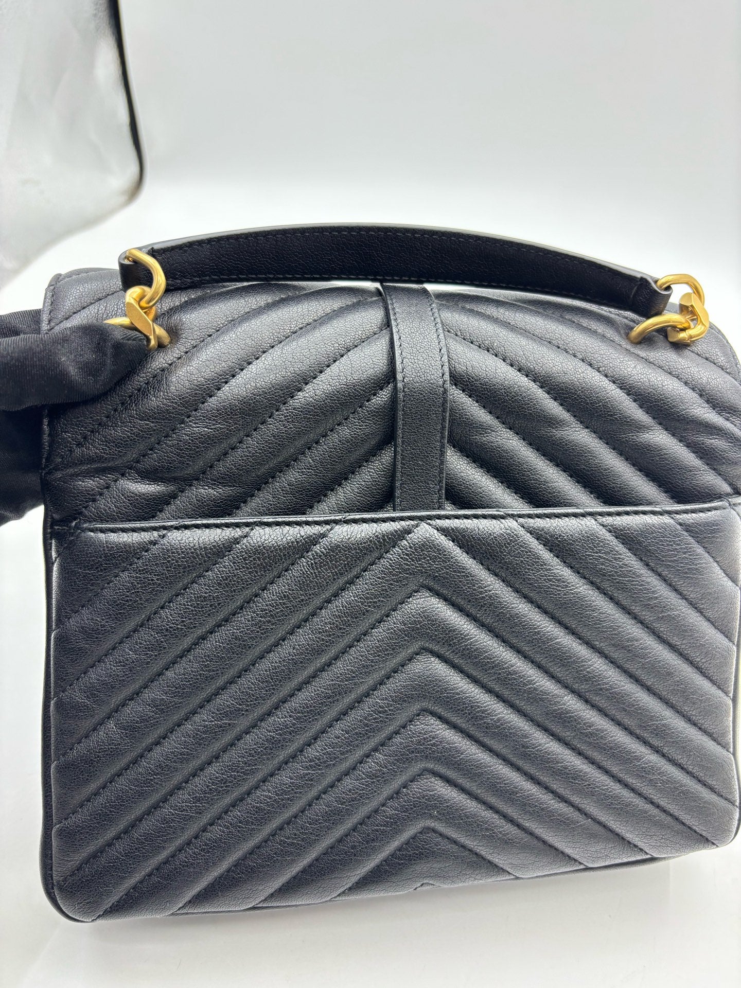 Saint Laurent - College - Leather - Black - (Medium)