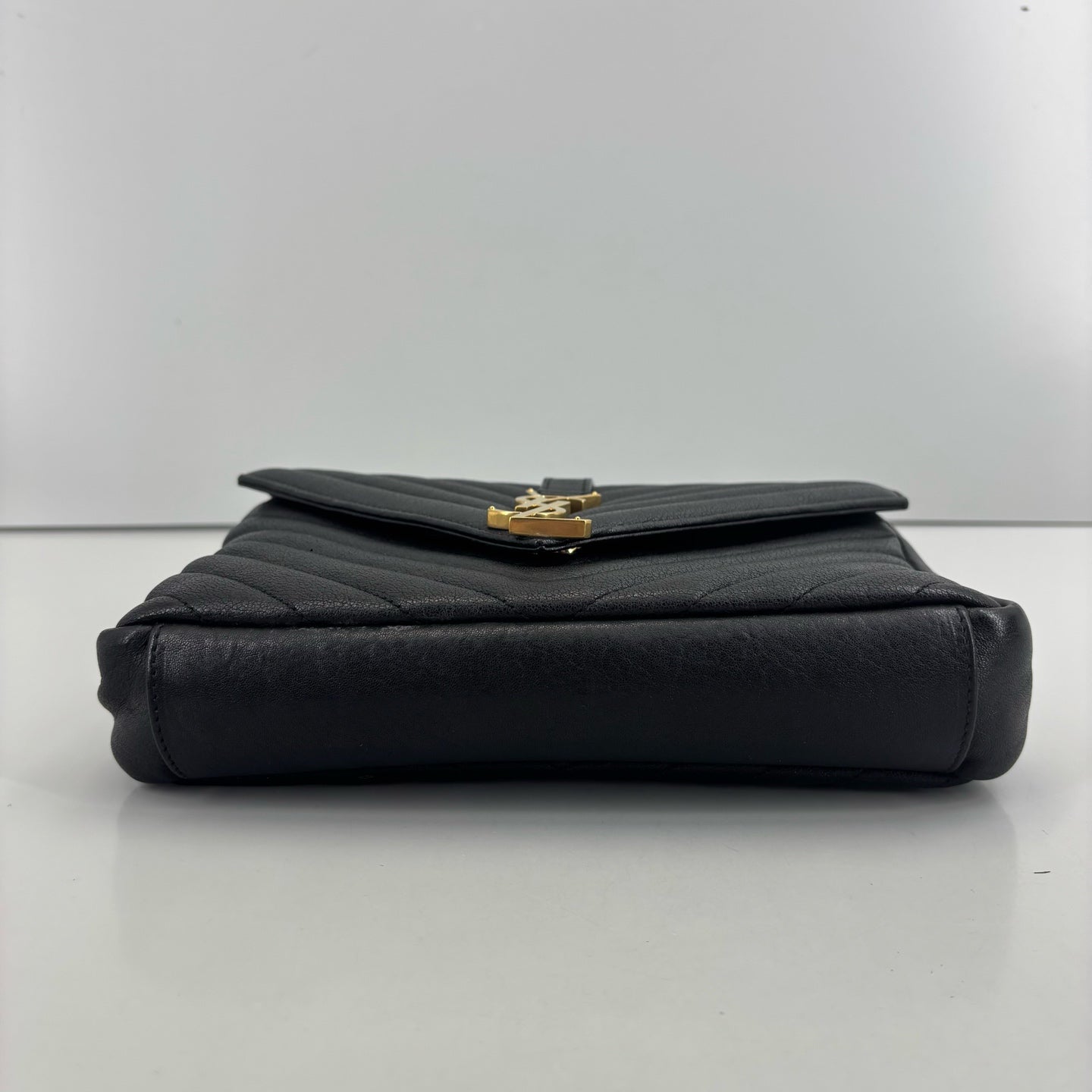Saint Laurent - College Medium - Leather - Black - (Medium)
