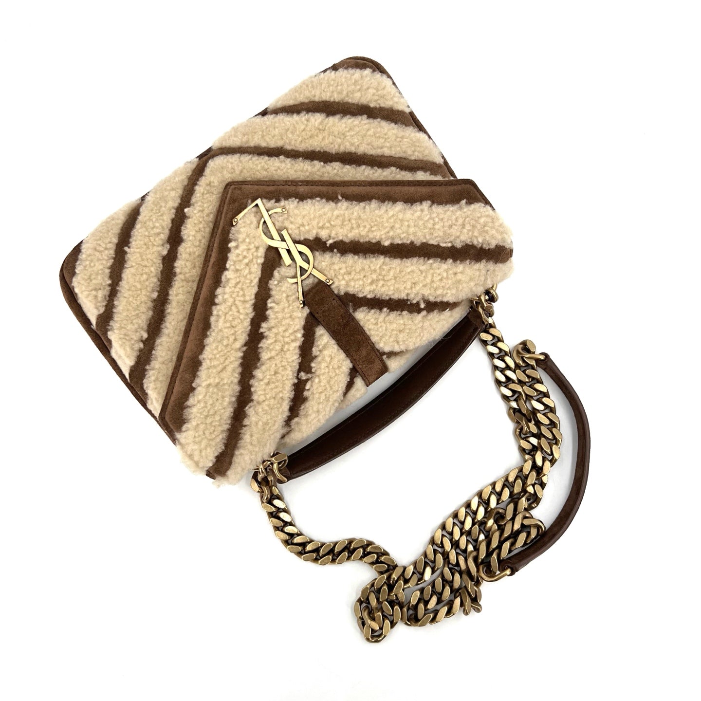 Saint Laurent - College - Suede - Brown - (medium)