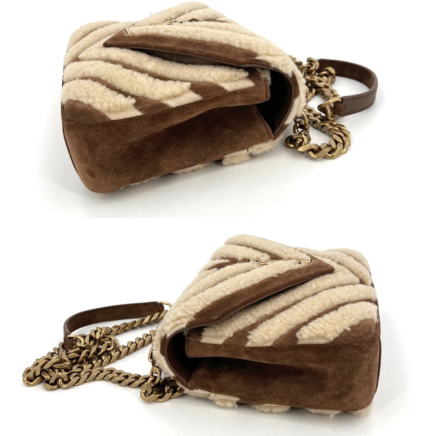 Saint Laurent - College - Suede - Brown - (medium)