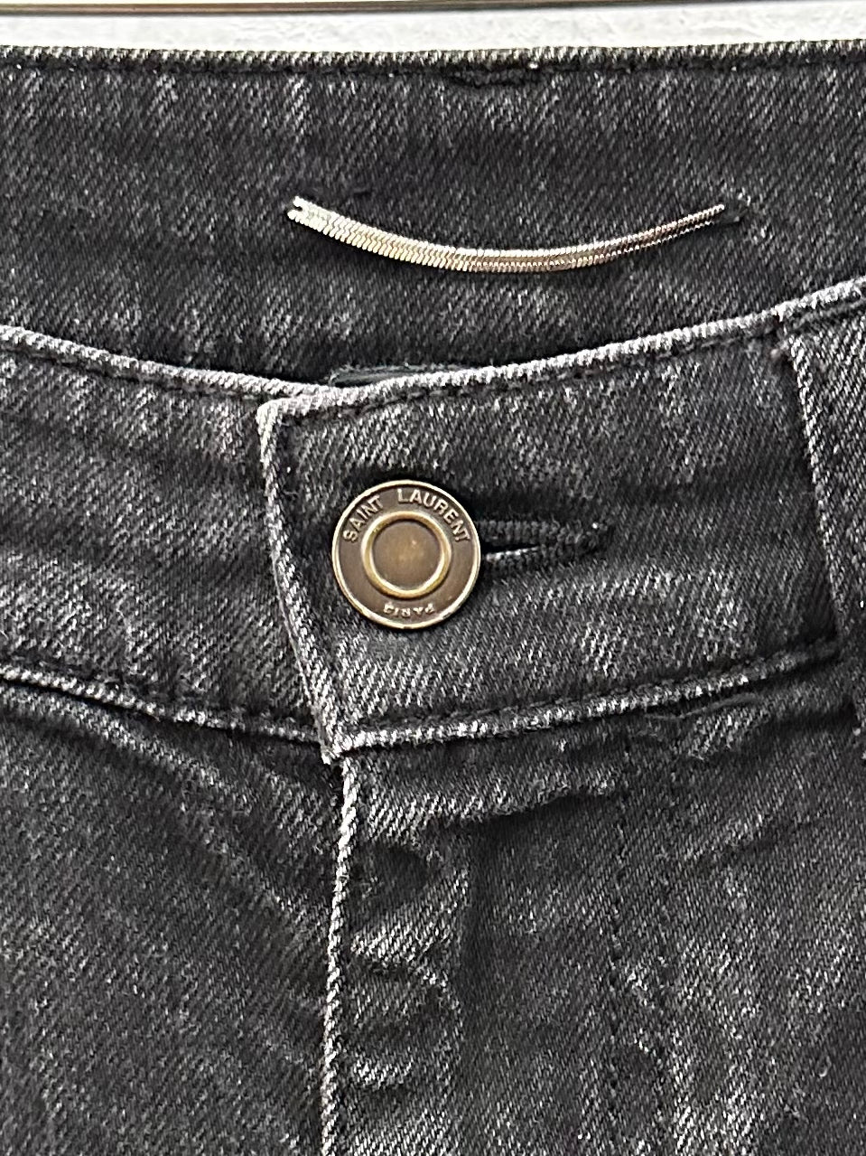 Saint Laurent - D02 M/SK-LW - Denim - Jeans - Black - (30)