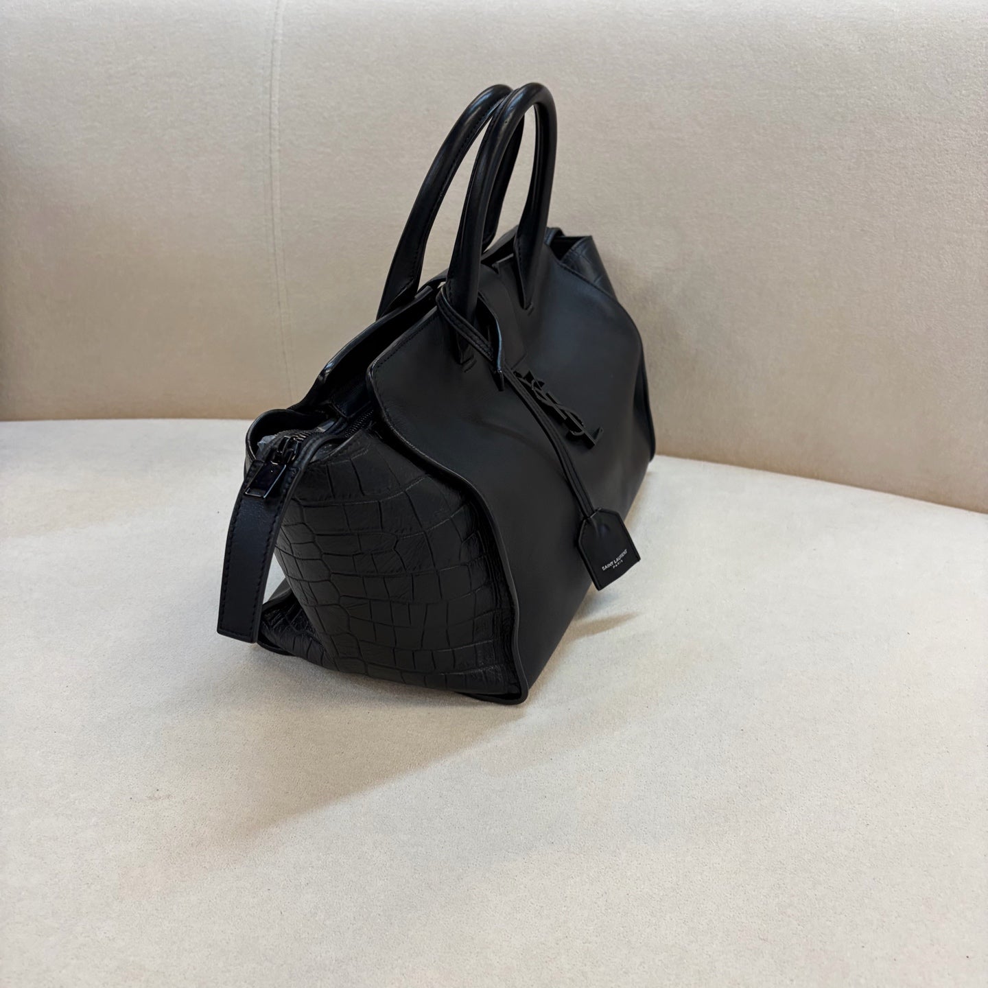 Saint Laurent - Downtown - Leather - Black - (small)