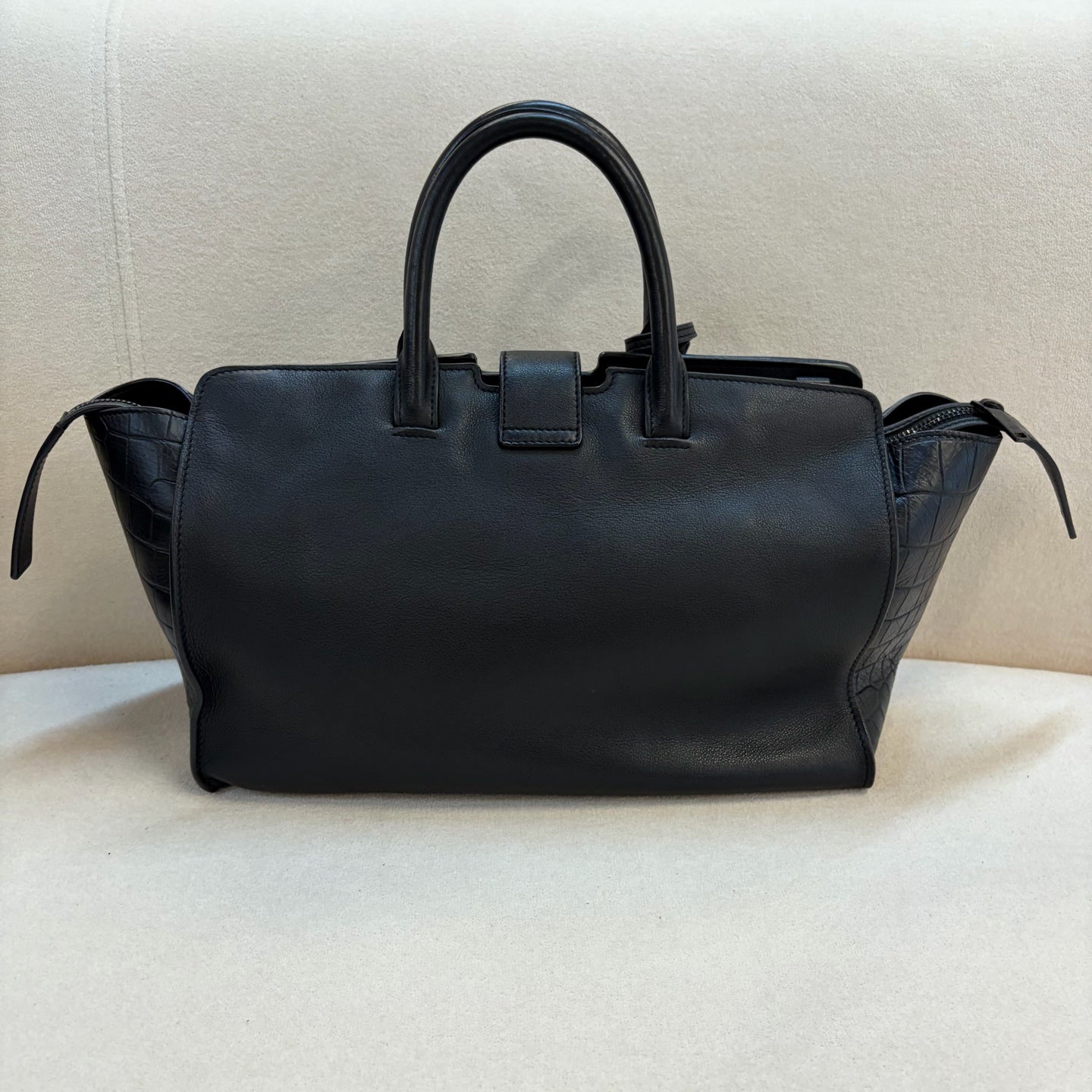 Saint Laurent - Downtown - Leather - Black - (small)