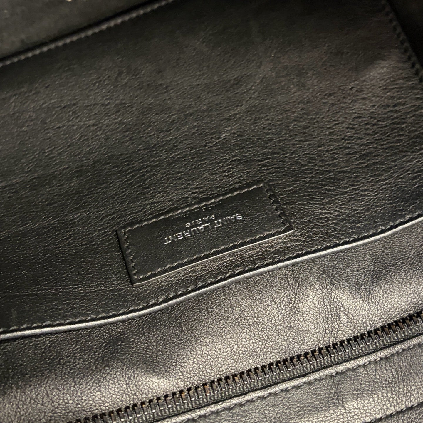 Saint Laurent - Downtown - Leather - Black - (small)