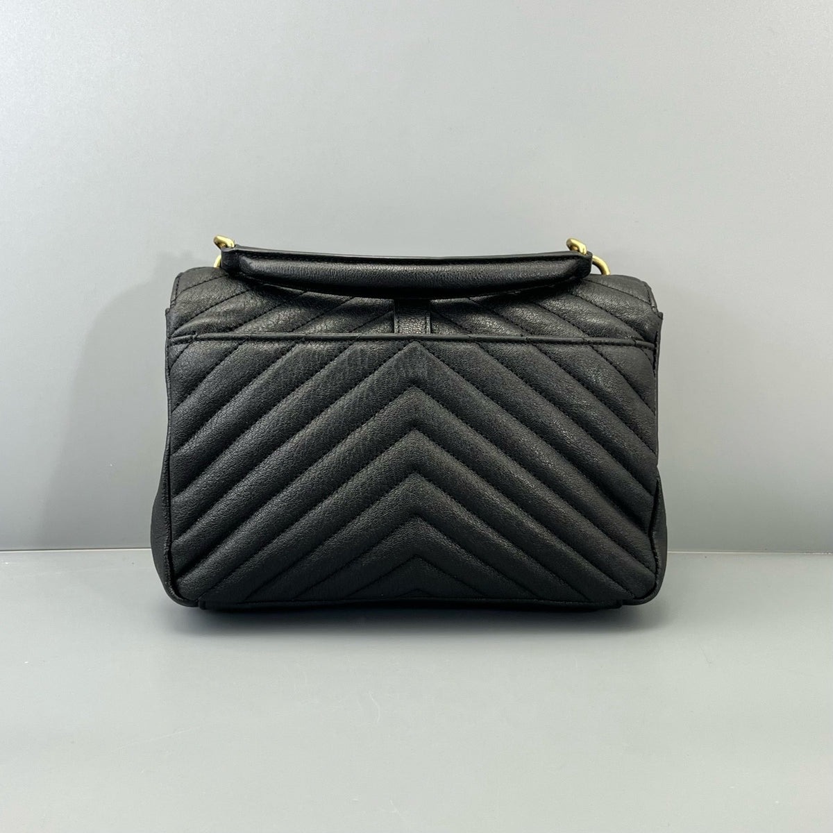 Saint Laurent - Envelope Bag - Leather - Black - (medium)