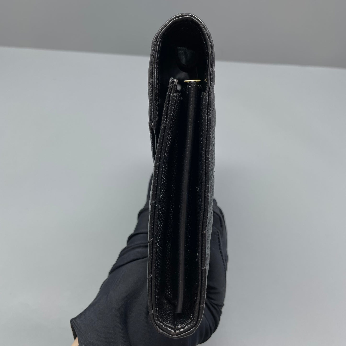 Saint Laurent - Envelope bag - Leather - Black - (medium)