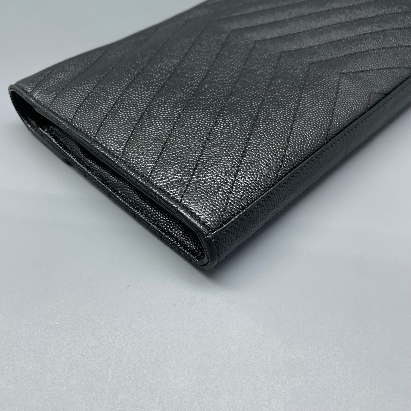 Saint Laurent - Envelope bag - Leather - Black - (medium)