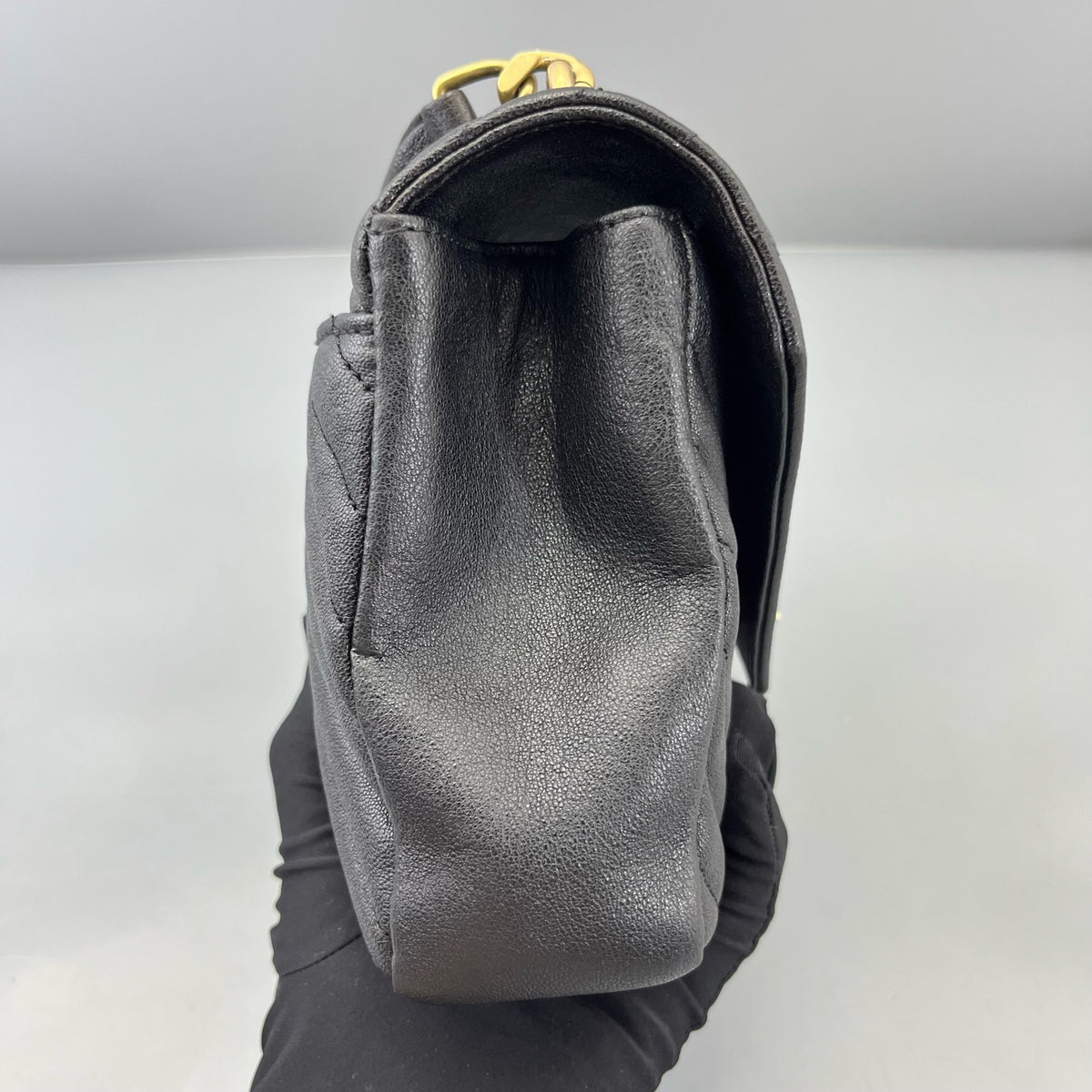 Saint Laurent - Envelope Bag - Leather - Black - (medium)