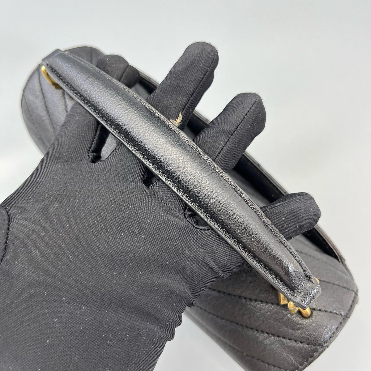 Saint Laurent - Envelope Bag - Leather - Black - (medium)