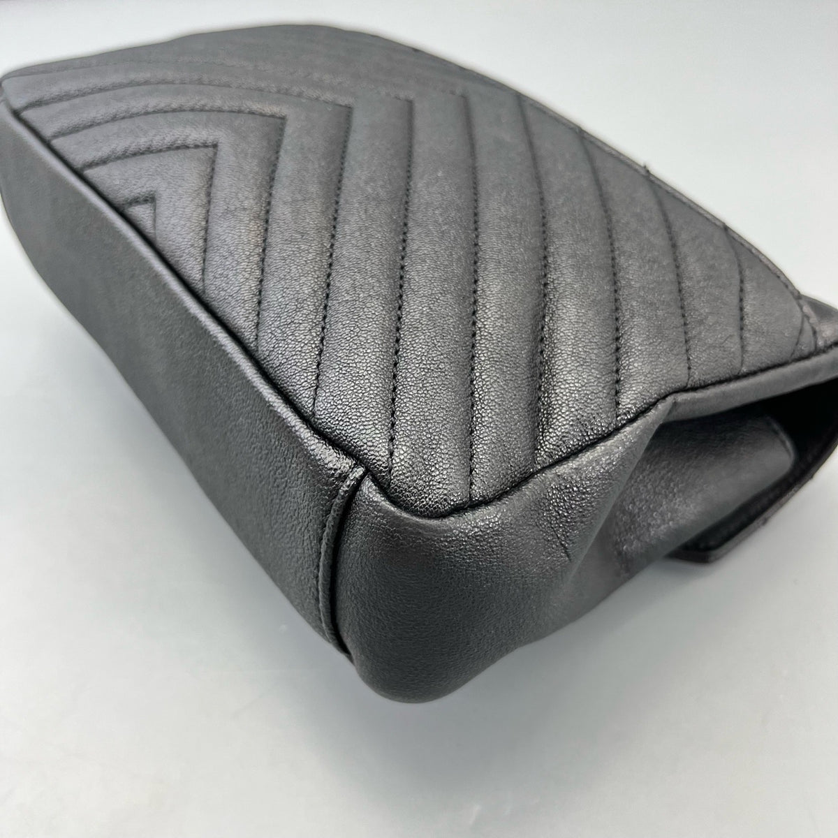 Saint Laurent - Envelope Bag - Leather - Black - (medium)