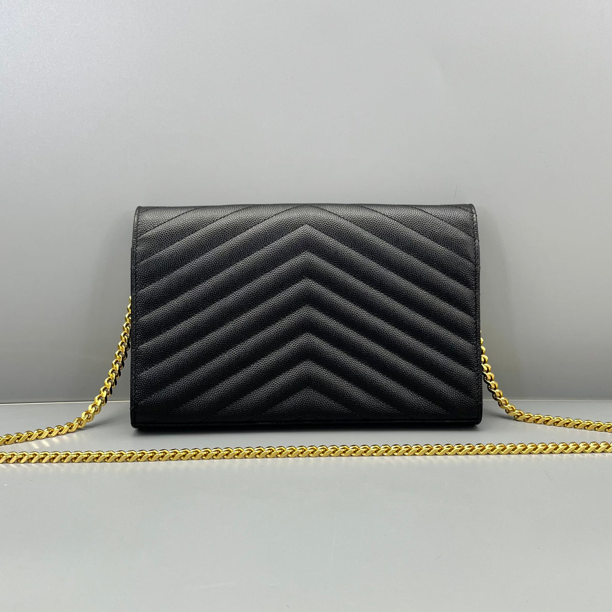 Saint Laurent - Envelope Bag - Leather - Black - (small)