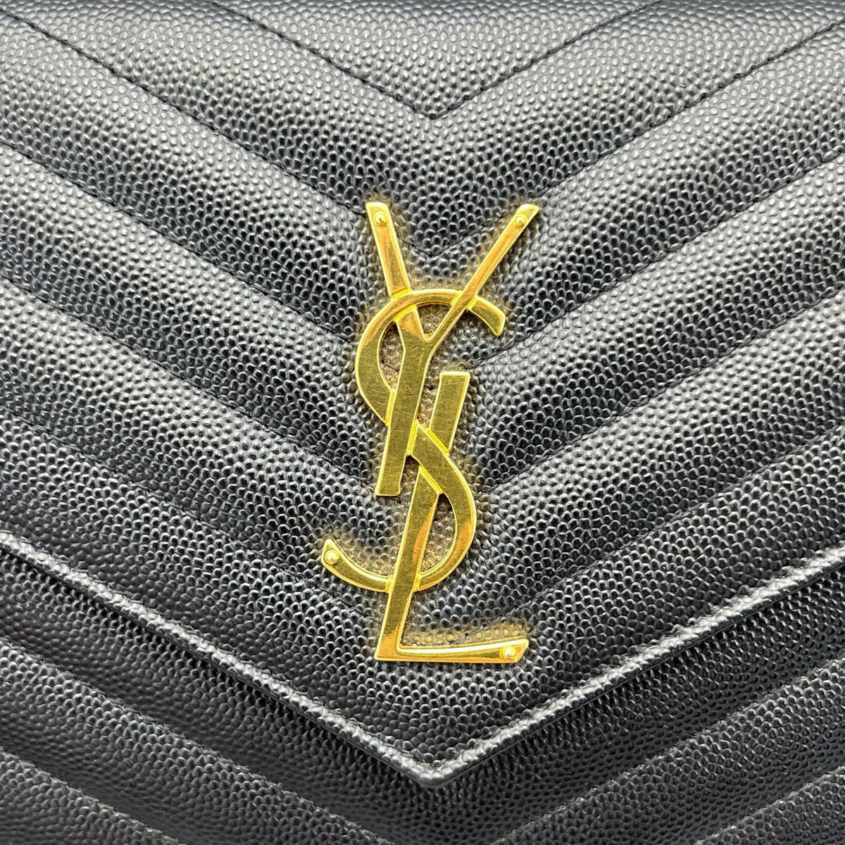 Saint Laurent - Envelope Bag - Leather - Black - (small)