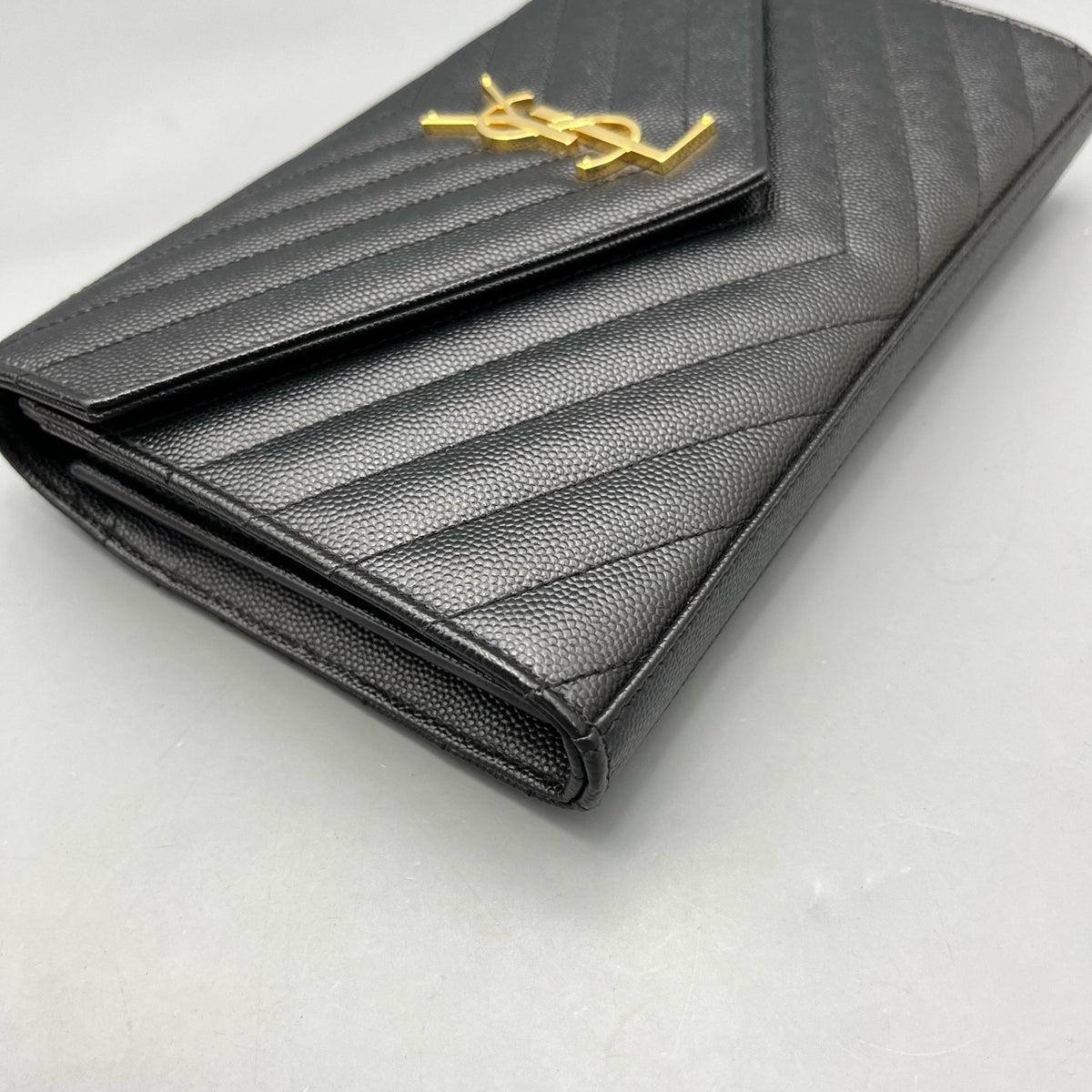 Saint Laurent - Envelope Bag - Leather - Black - (small)