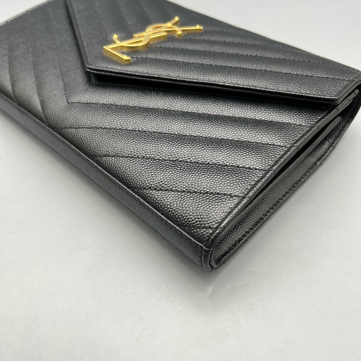 Saint Laurent - Envelope Bag - Leather - Black - (small)