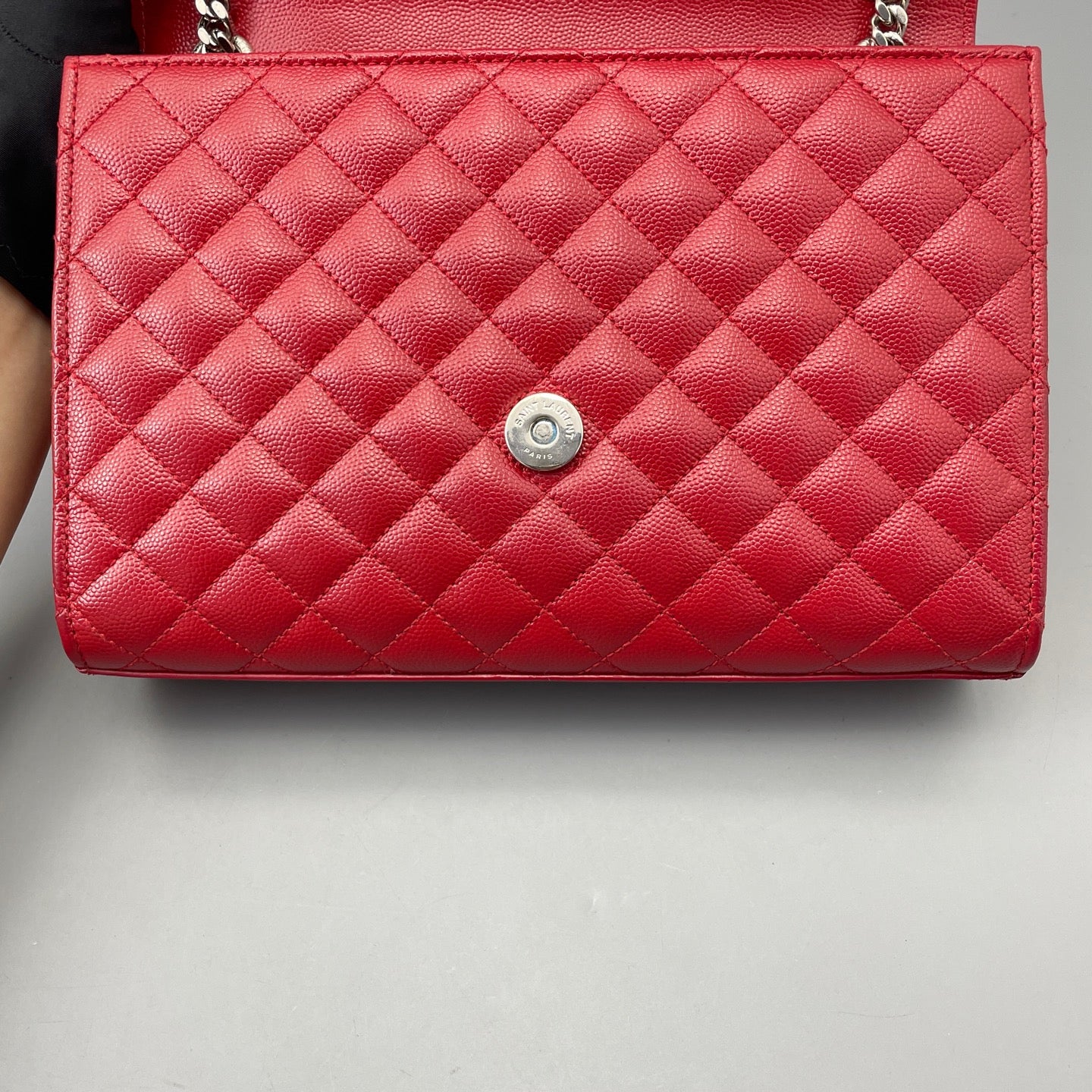 Saint Laurent - Envelope Bag - Leather - Red - (small)