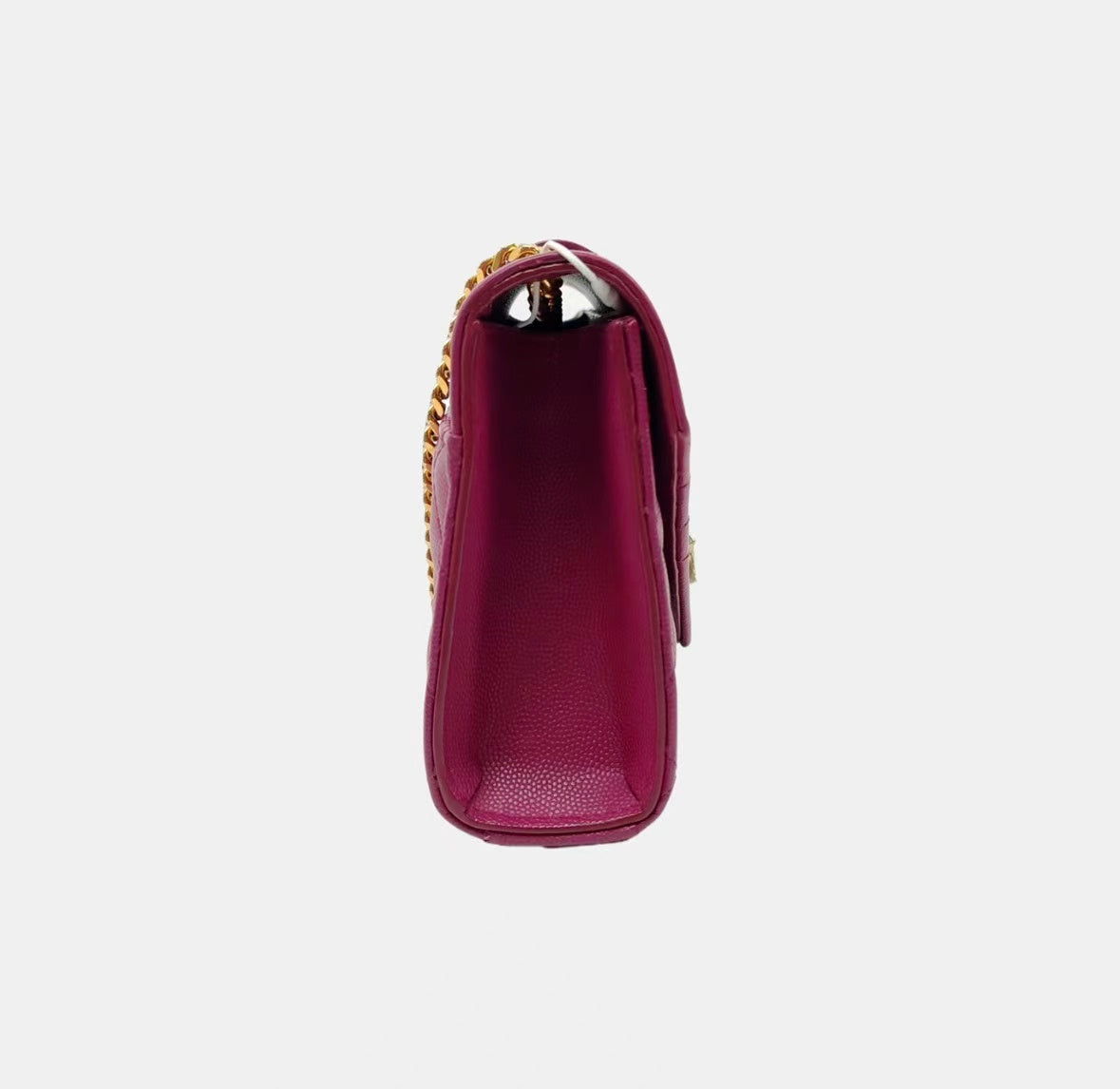 Saint Laurent - Envelope - Grained cowhide leather - Purple - (Small)