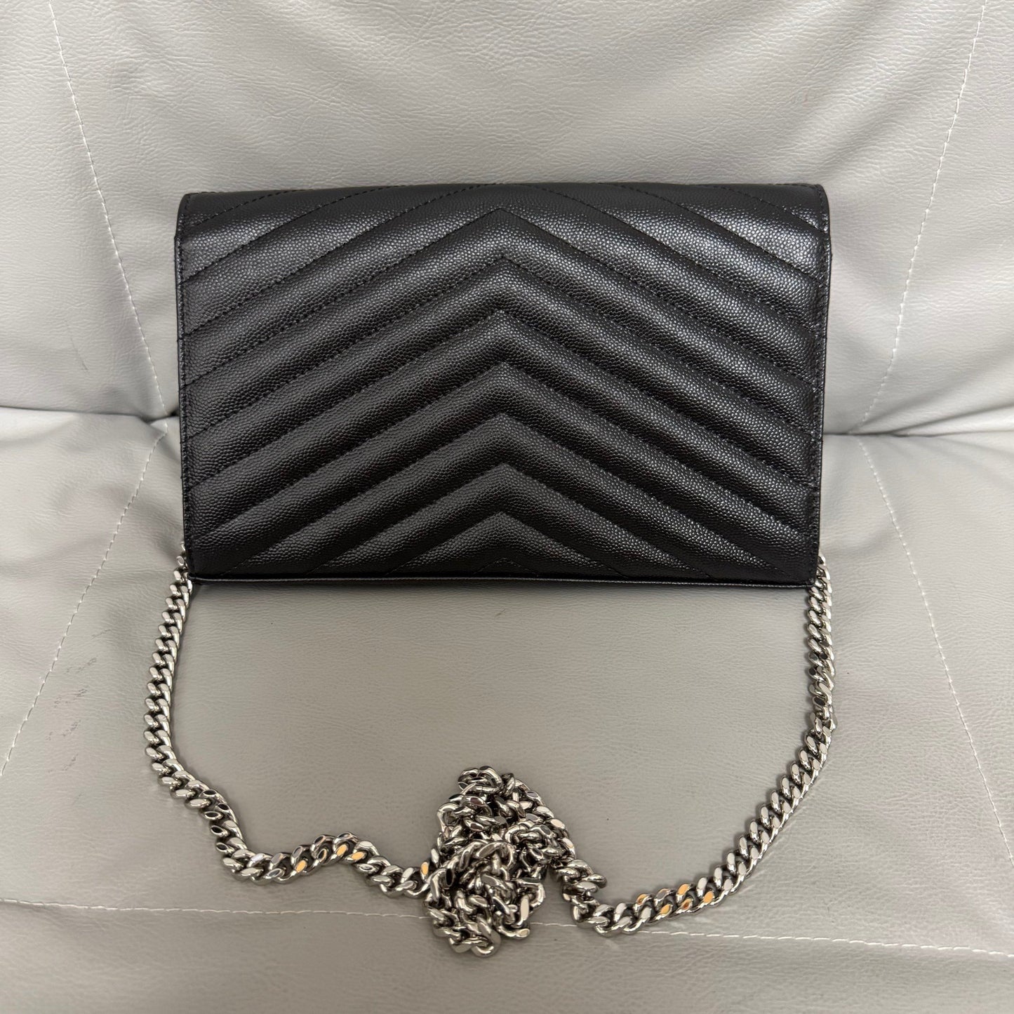 Saint Laurent - Envelope - Leather - Black - (medium)