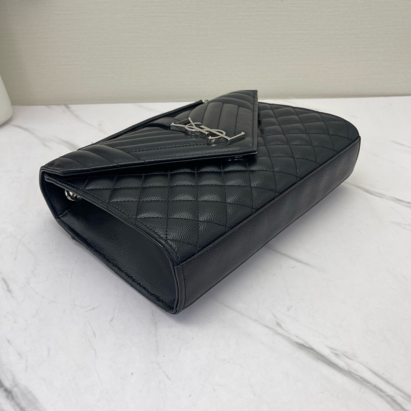 Saint Laurent - Envelope - Leather - Black - (medium)