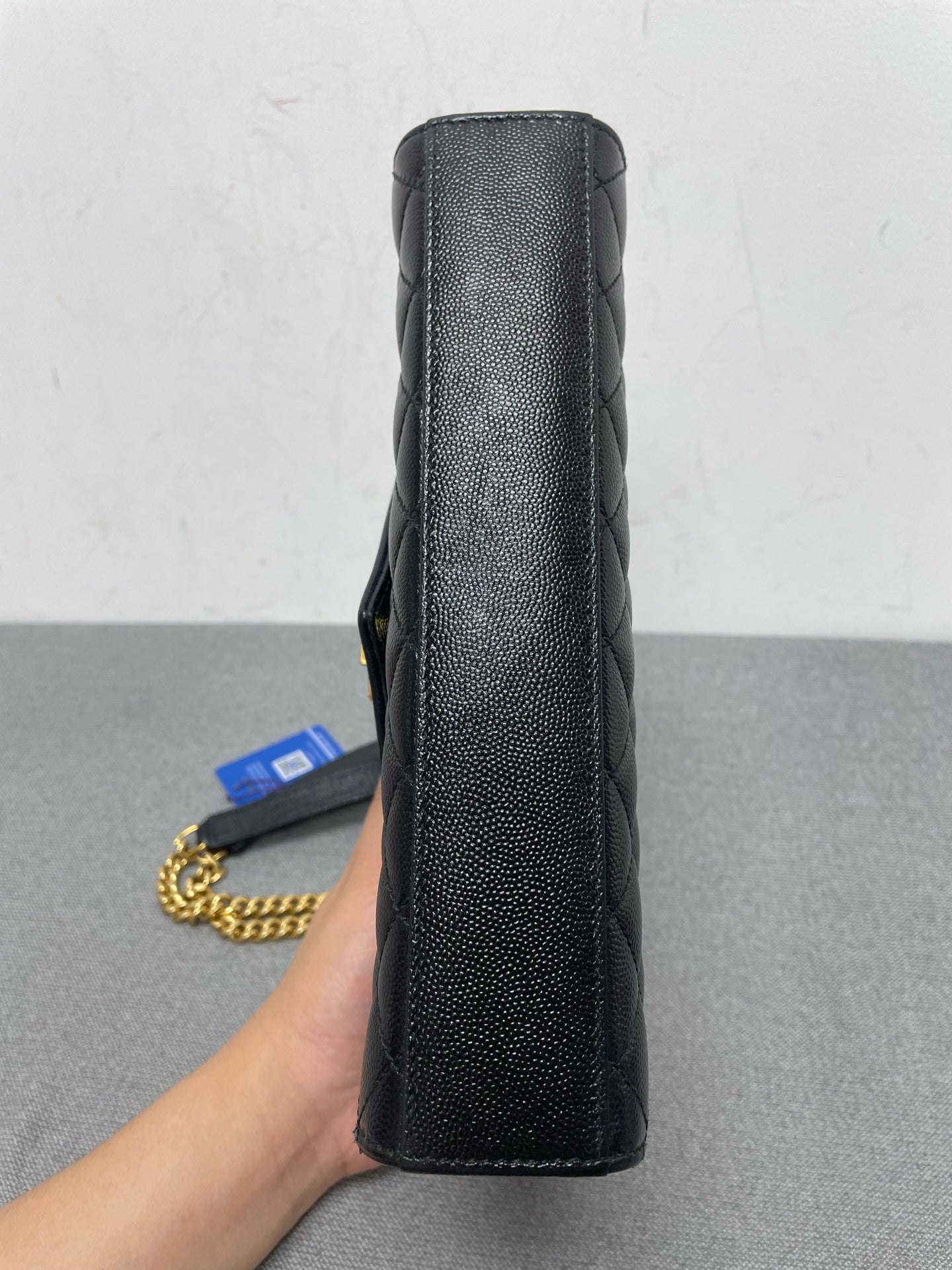 Saint Laurent - Envelope - Leather - Black - (medium)