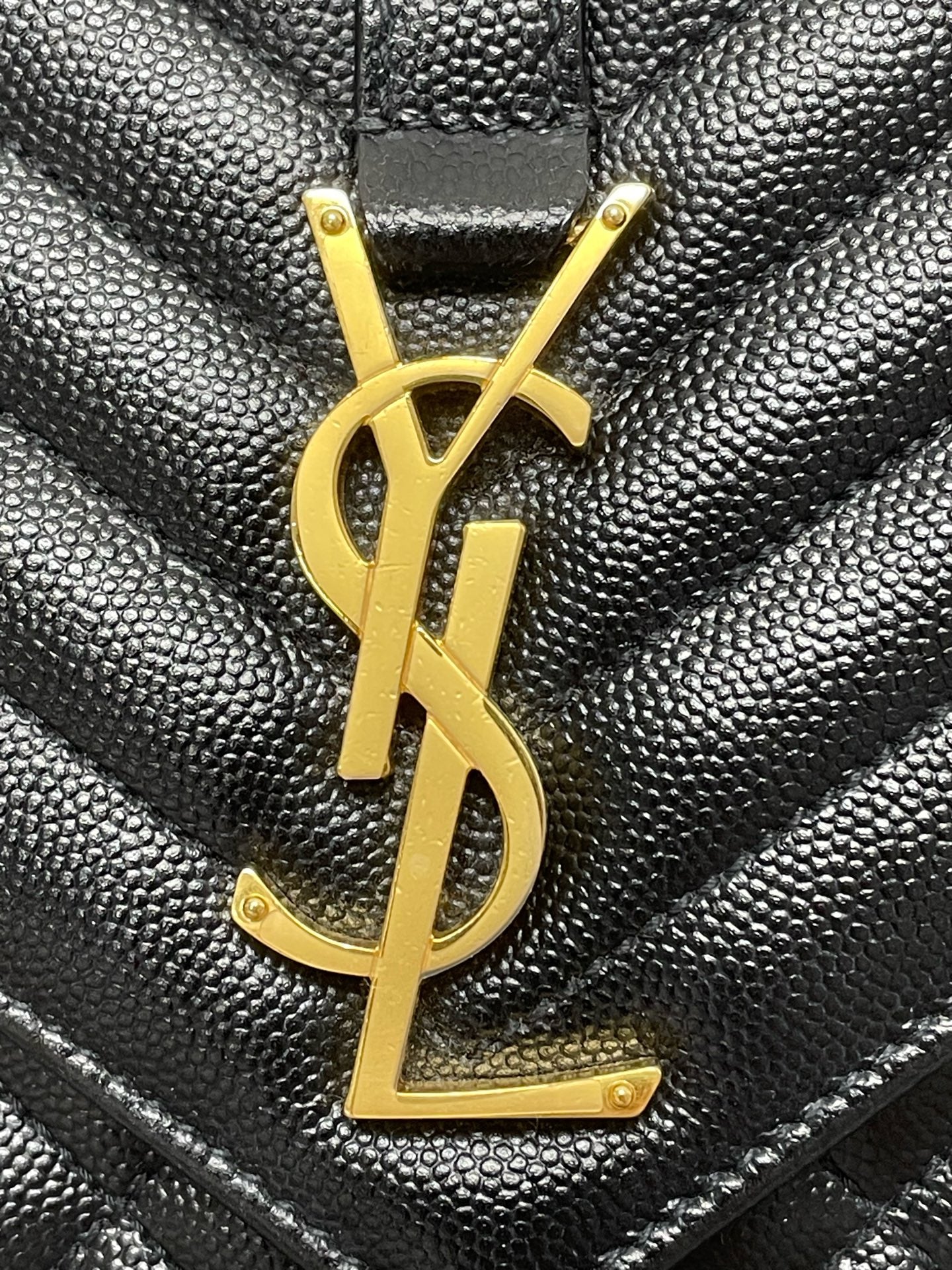 Saint Laurent - Envelope - Leather - Black - (medium)