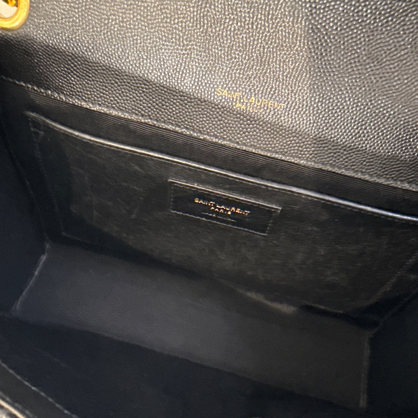 Saint Laurent - Envelope - Leather - Black - (medium)