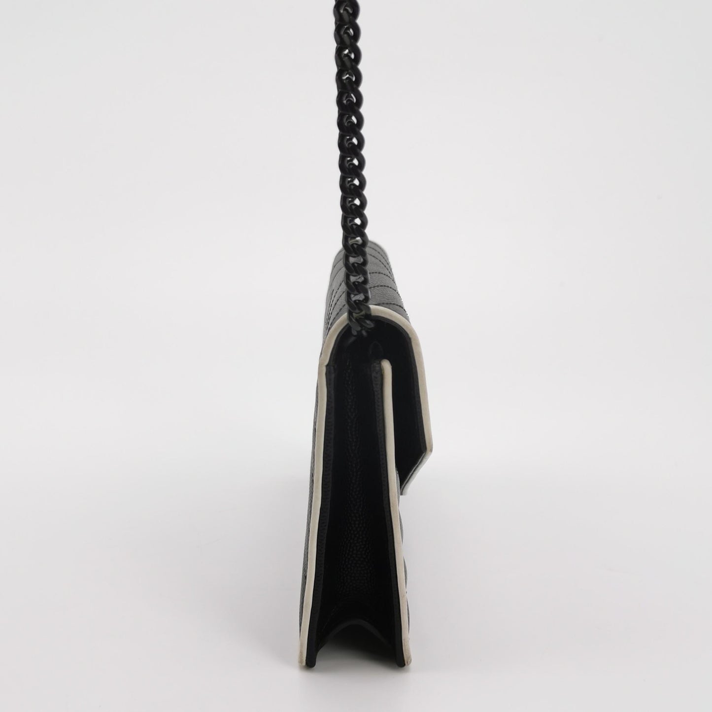 Saint Laurent - Envelope - Leather - Black - (mini)