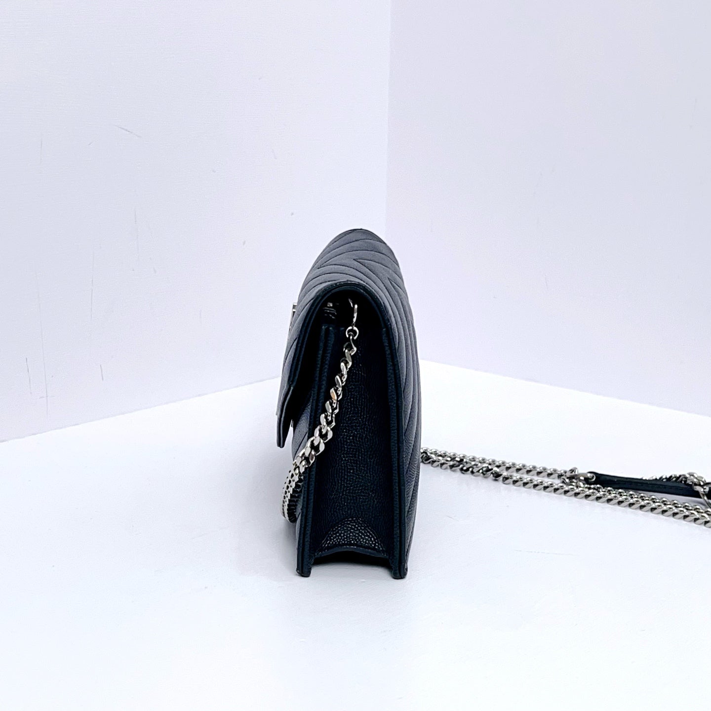 Saint Laurent - Envelope - Leather - Black - (mini)