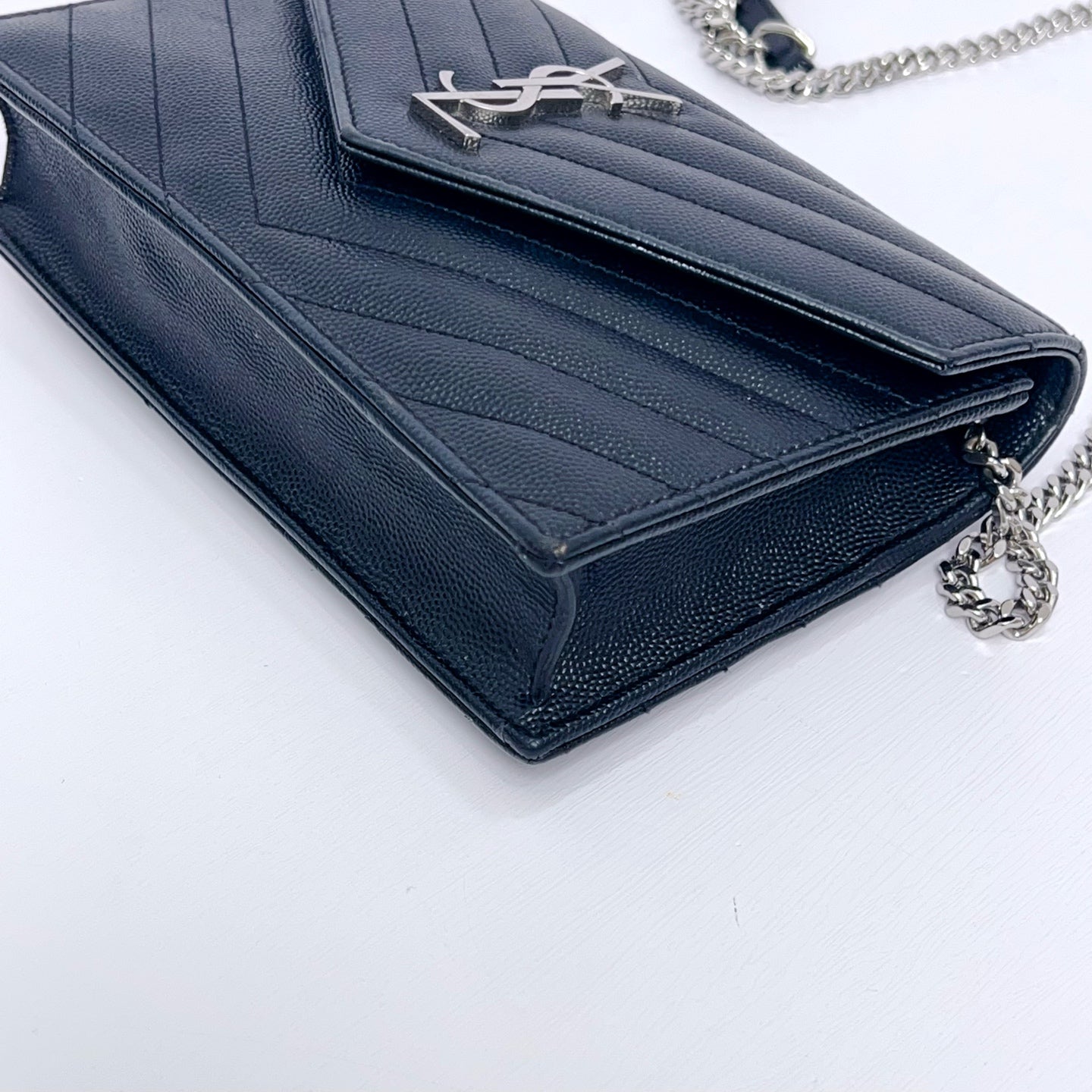 Saint Laurent - Envelope - Leather - Black - (mini)