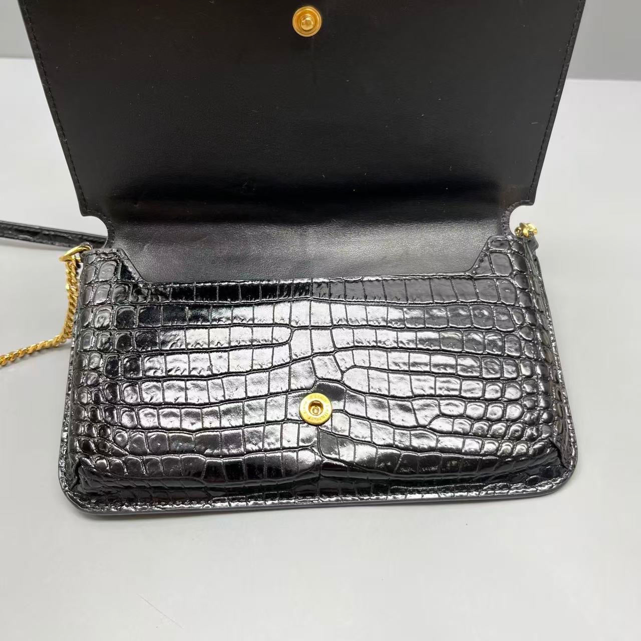Saint Laurent - Envelope - Leather - Black - (mini)