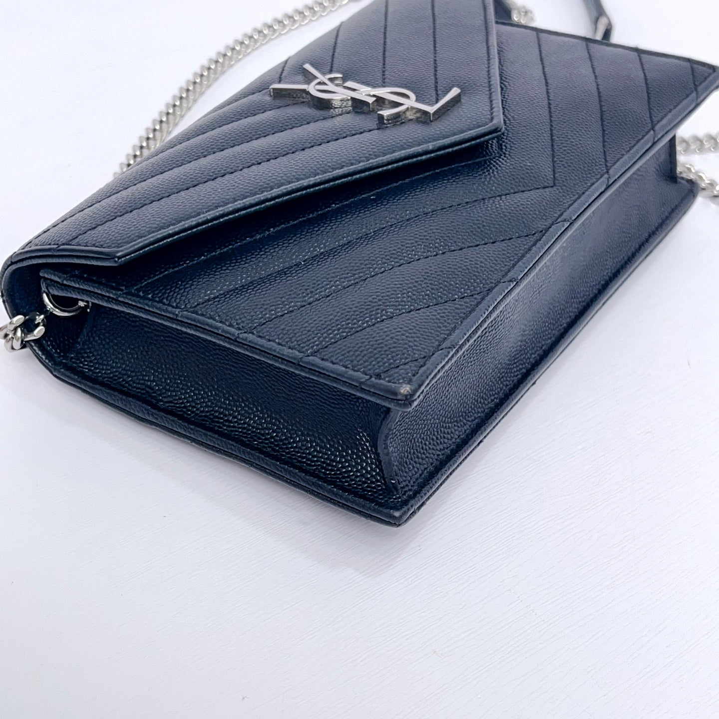 Saint Laurent - Envelope - Leather - Black - (mini)
