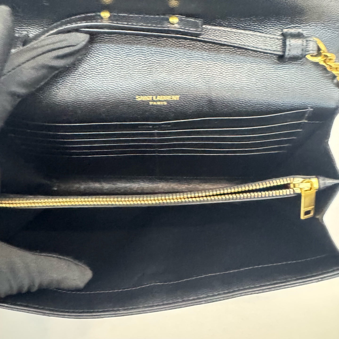 Saint Laurent - Envelope - Leather - Black - (mini)