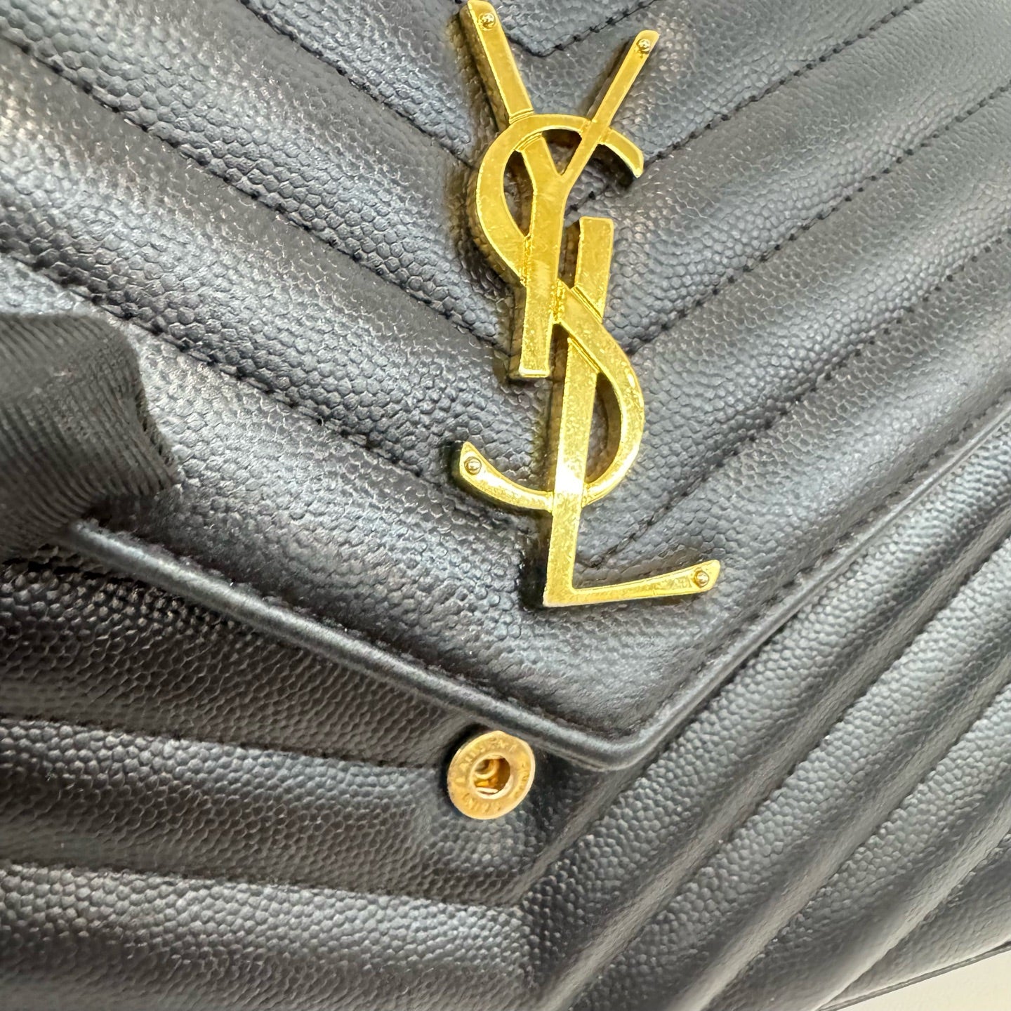 Saint Laurent - Envelope - Leather - Black - (mini)