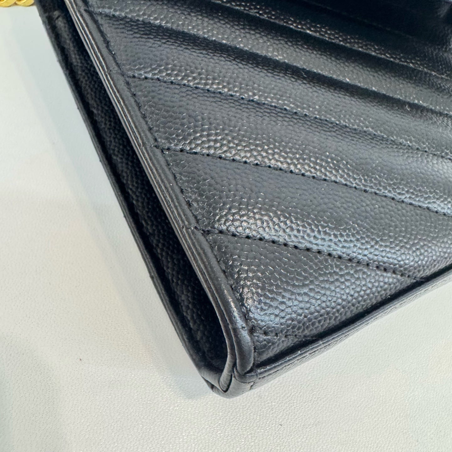 Saint Laurent - Envelope - Leather - Black - (mini)