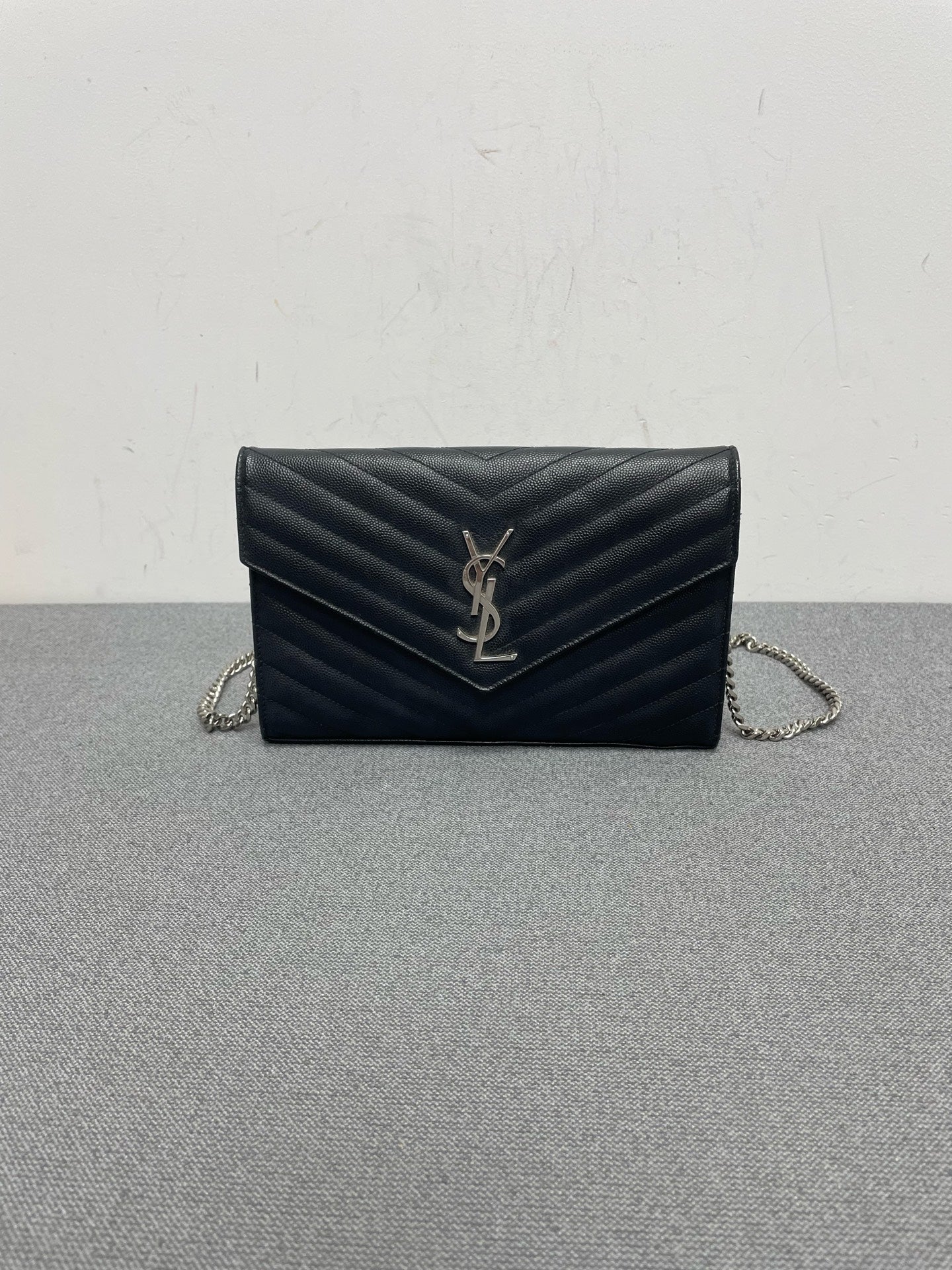 Saint Laurent - Envelope - Leather - Black - (small)