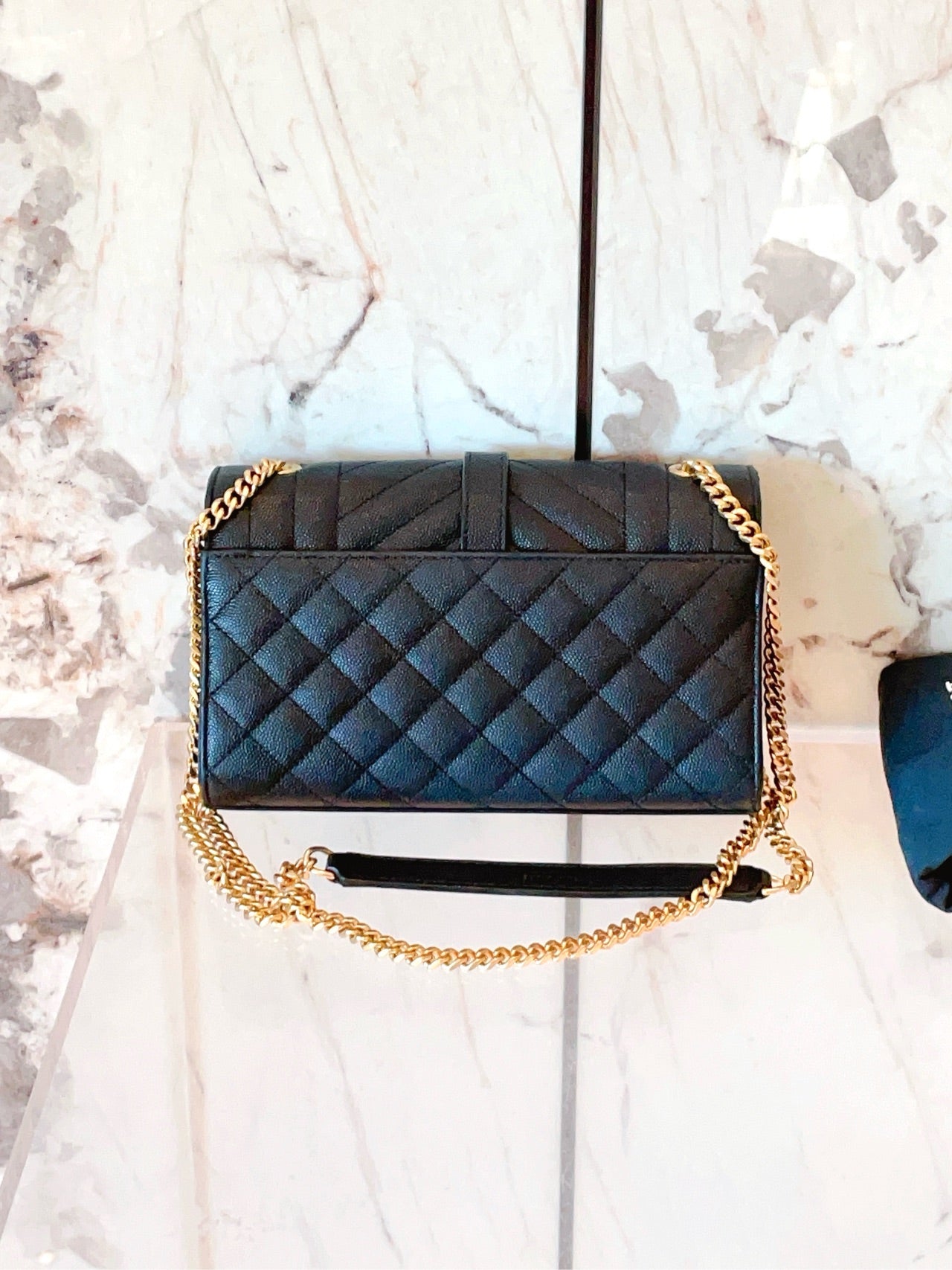 Saint Laurent - Envelope - Leather - Black - (small)