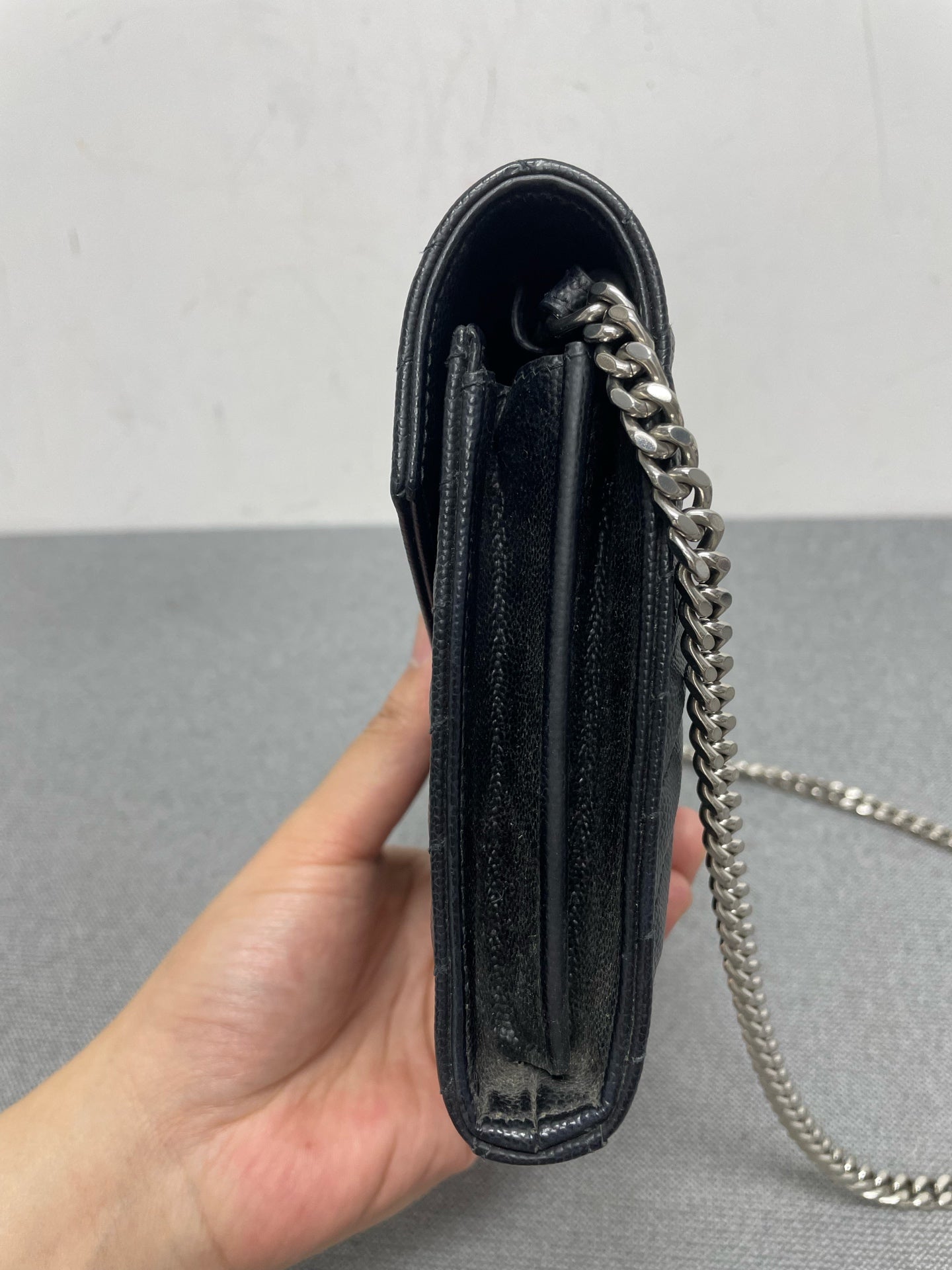 Saint Laurent - Envelope - Leather - Black - (small)