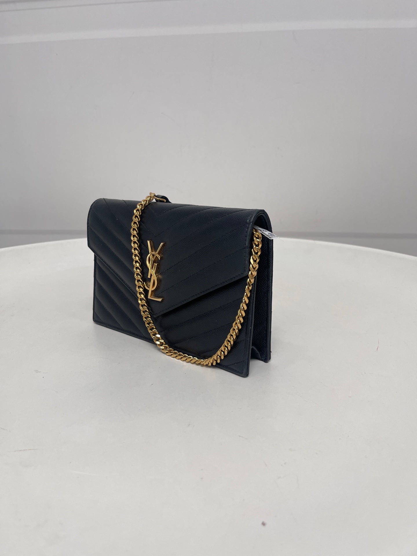 Saint Laurent - Envelope - Leather - Black - (small)
