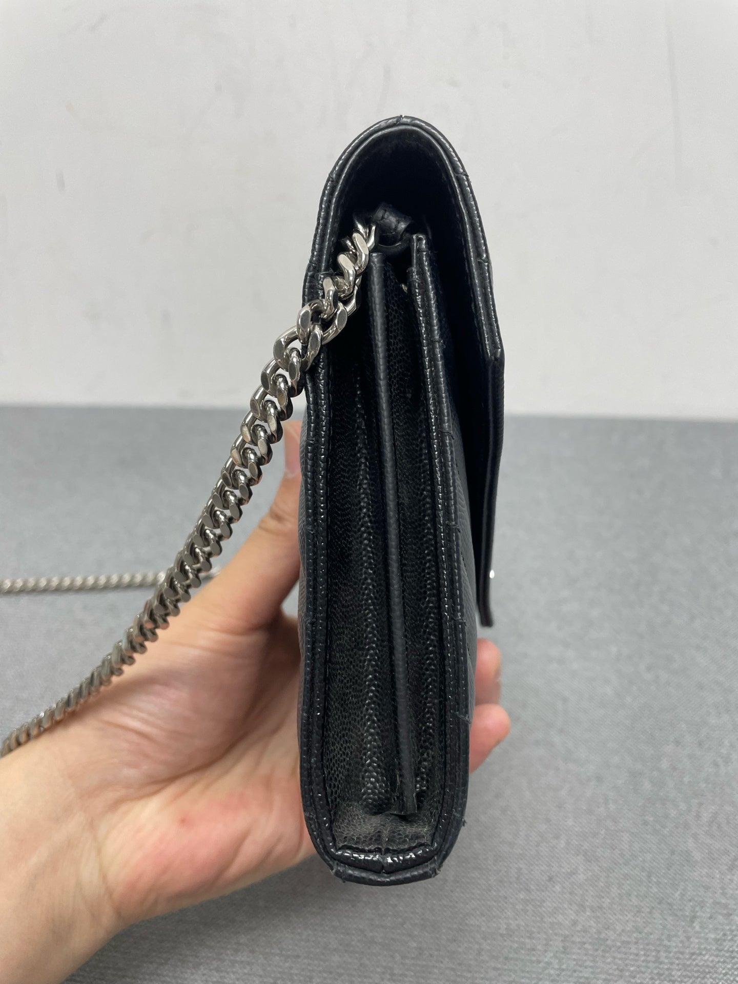Saint Laurent - Envelope - Leather - Black - (small)