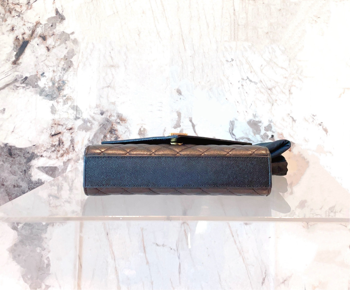 Saint Laurent - Envelope - Leather - Black - (small)