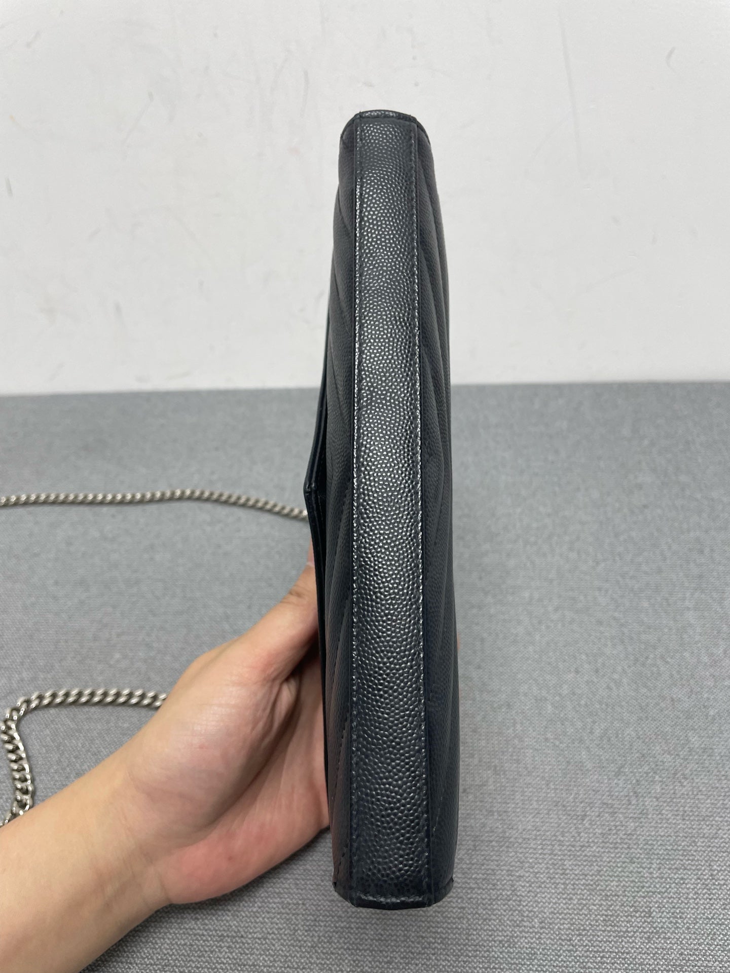 Saint Laurent - Envelope - Leather - Black - (small)