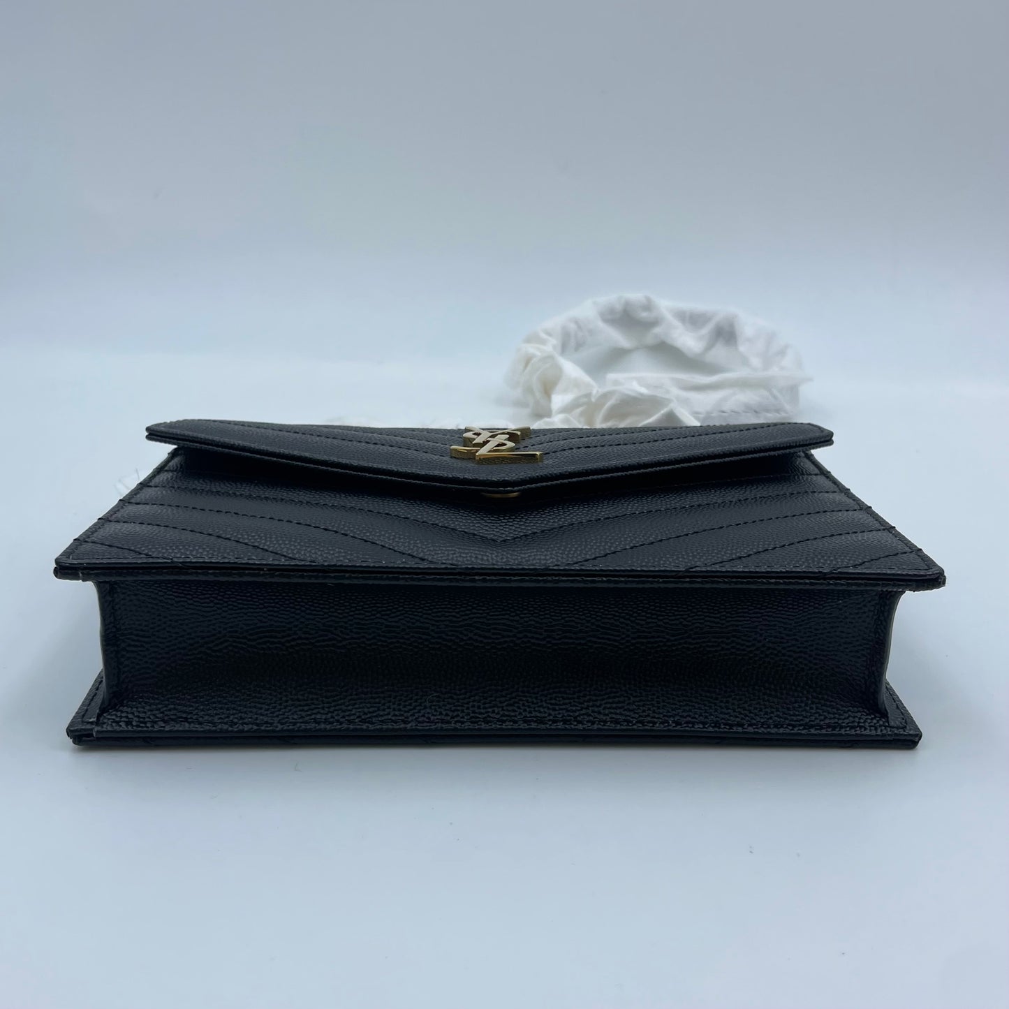 Saint Laurent - Envelope - Leather - Black - (small)