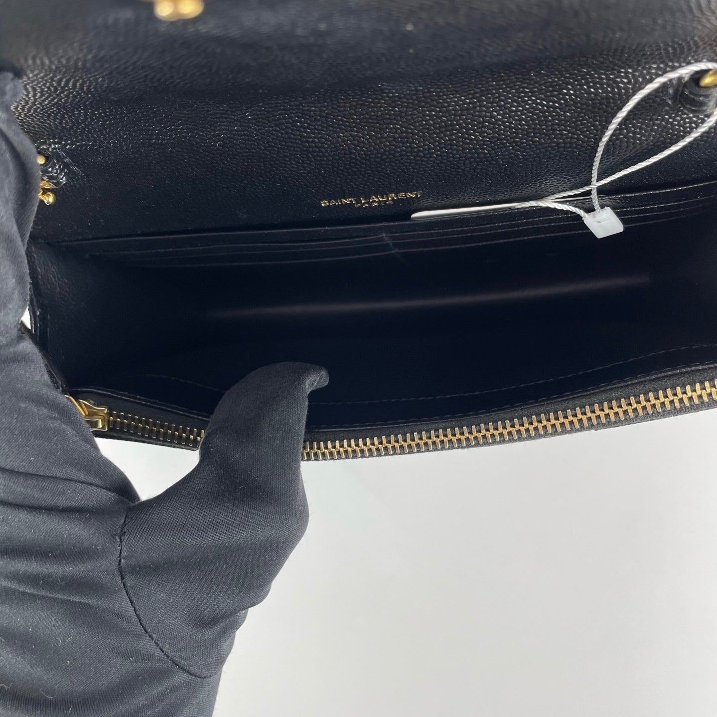Saint Laurent - Envelope - Leather - Black - (small)