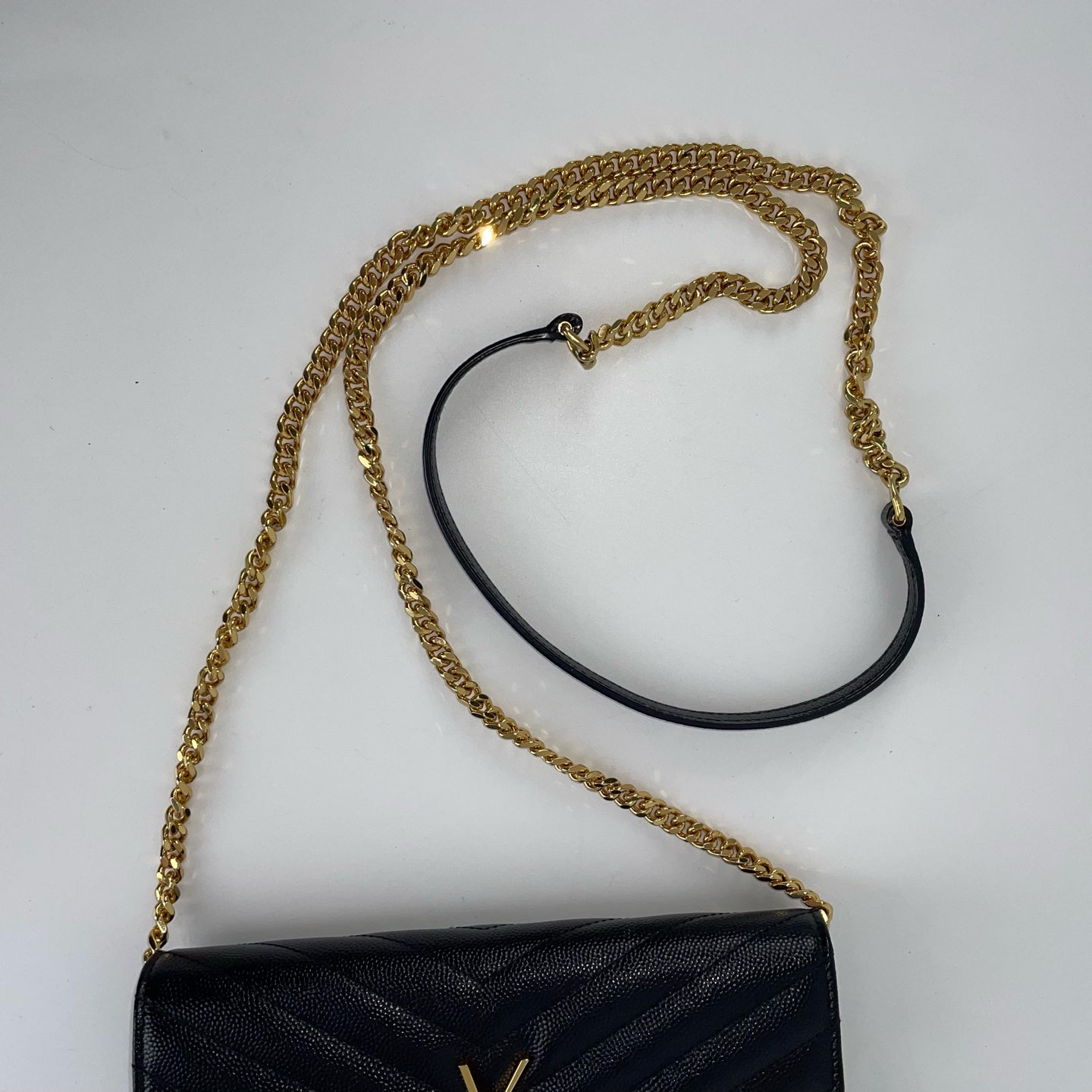 Saint Laurent - Envelope - Leather - Black - (small)