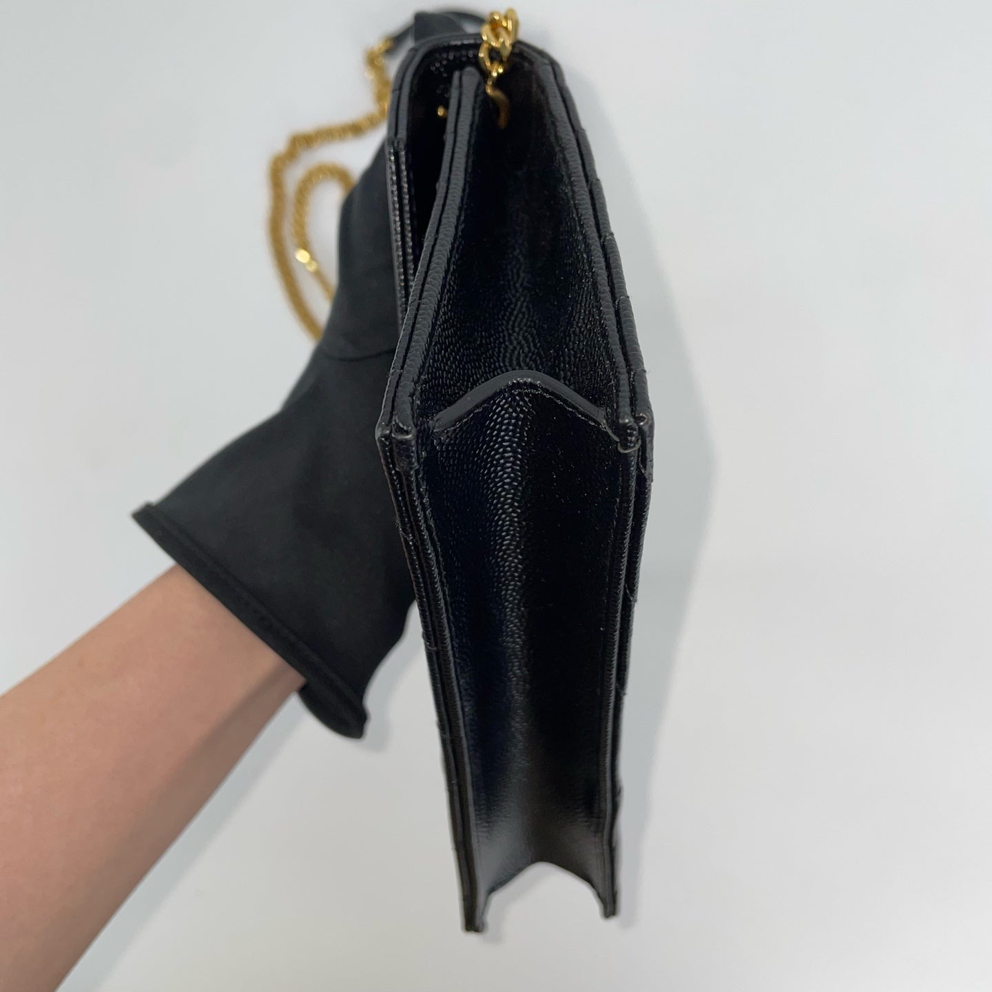 Saint Laurent - Envelope - Leather - Black - (small)