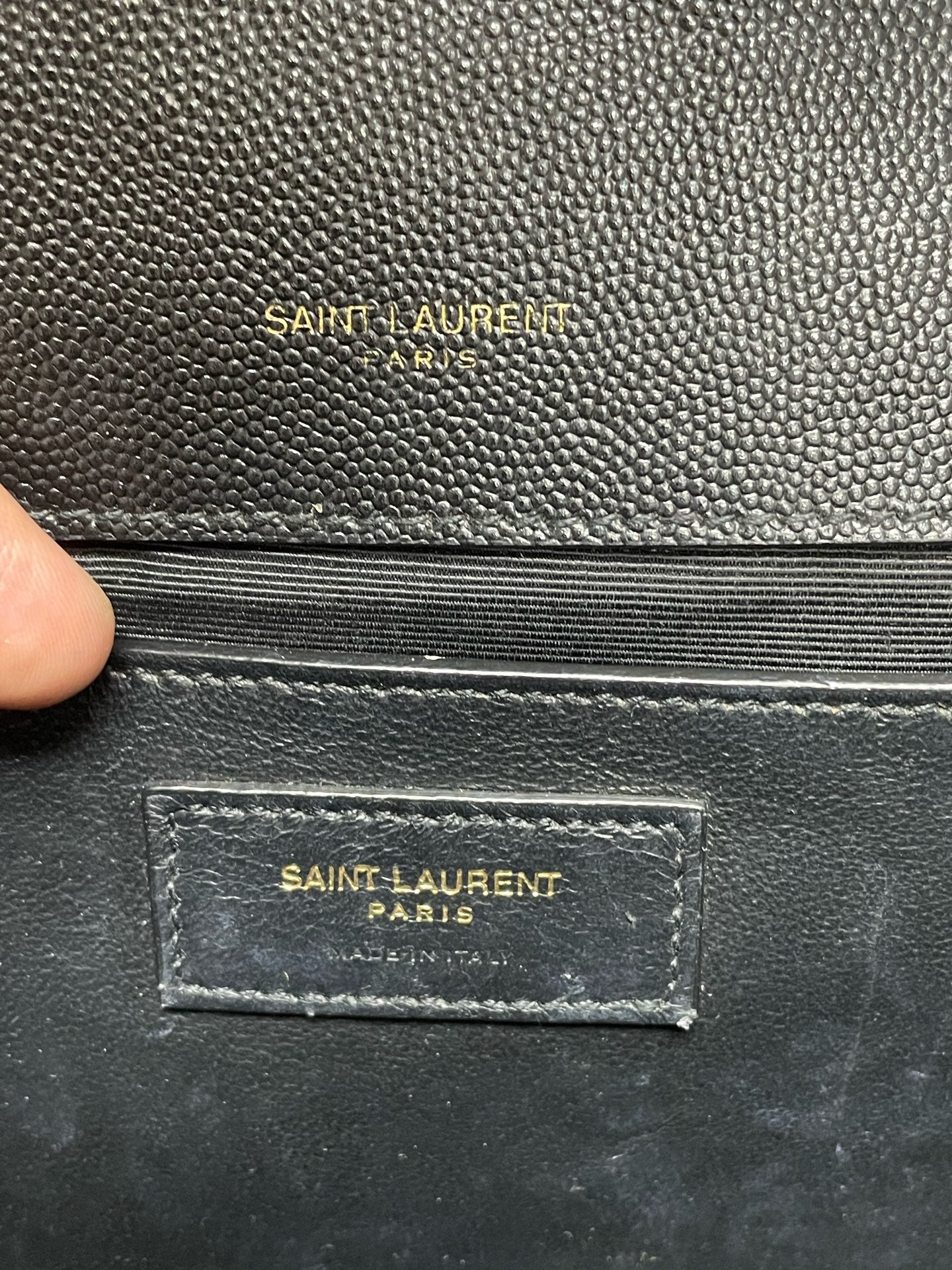 Saint Laurent - Envelope - Leather - Black - (Small)