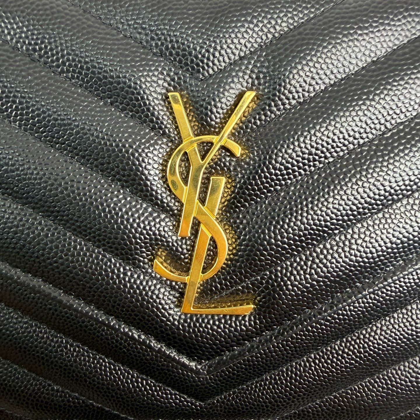 Saint Laurent - Envelope - Leather - Black - (small)