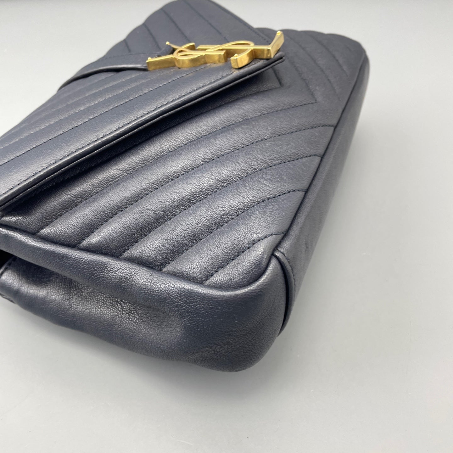 Saint Laurent - Envelope - Leather - Blue - (medium)